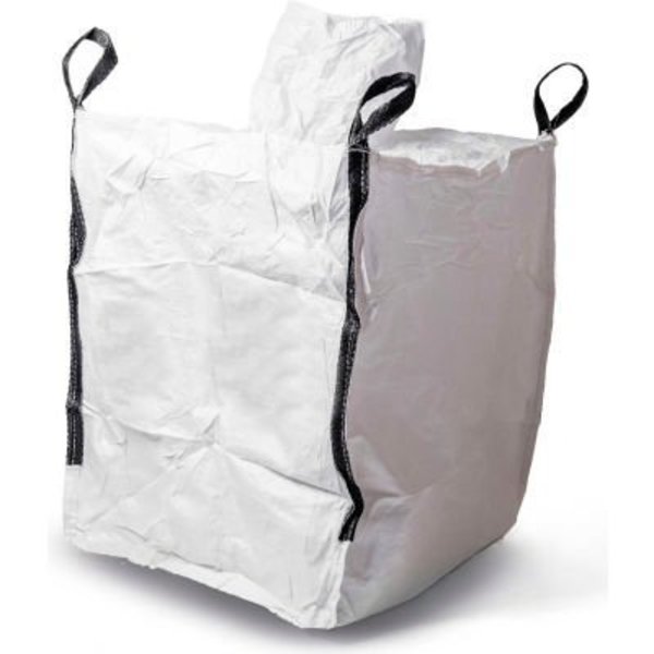 Shop Tough Commercial FIBC Bulk Bags - Spout Top, Spout Bottom 3000 Lbs Uncoated PP, 35 x 35 x 70 - Pack Of 1 GL70USS-1